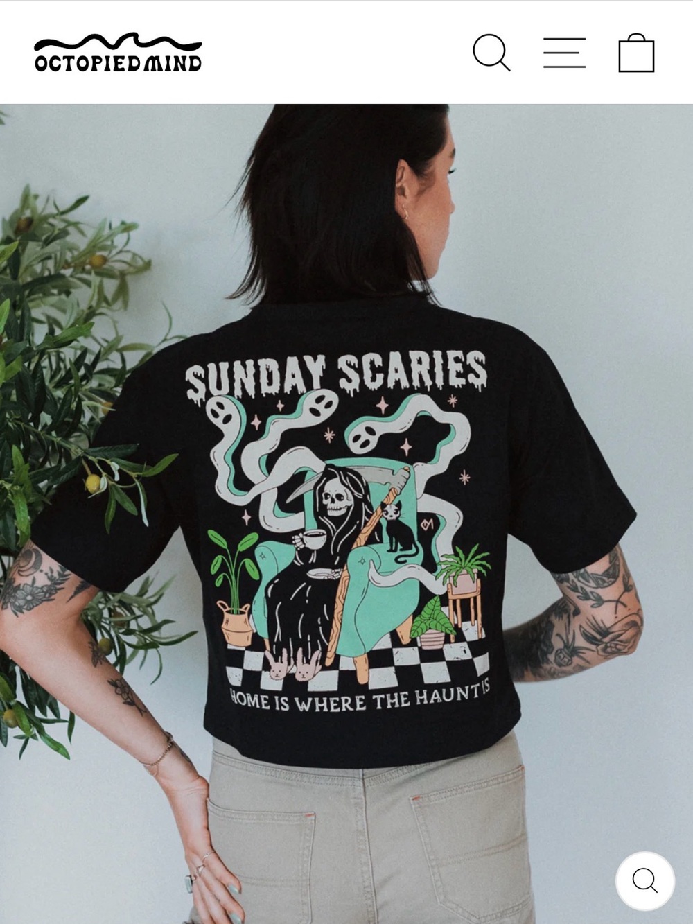 Octopied mind tee